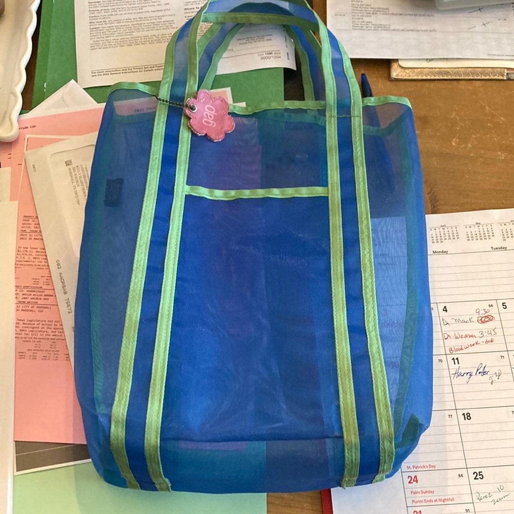 Blue/green bag